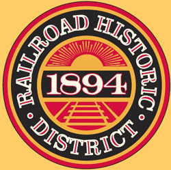 Railroad Historic District 1894 Logo